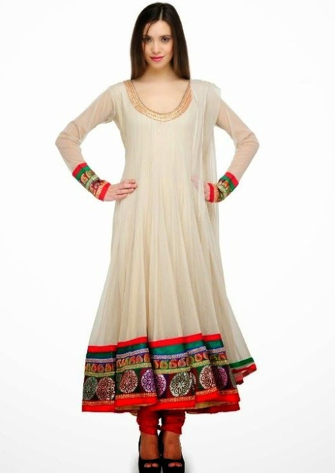 simple long frock design for girl