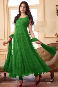 green net frock