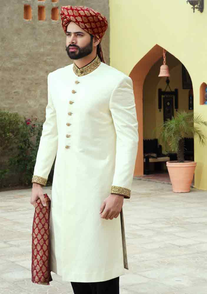 simple sherwani dress