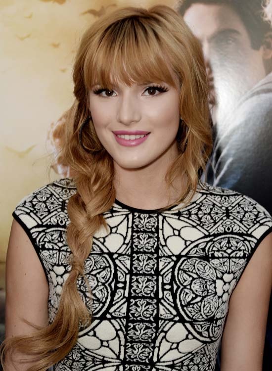 Side braid with bangs - folder