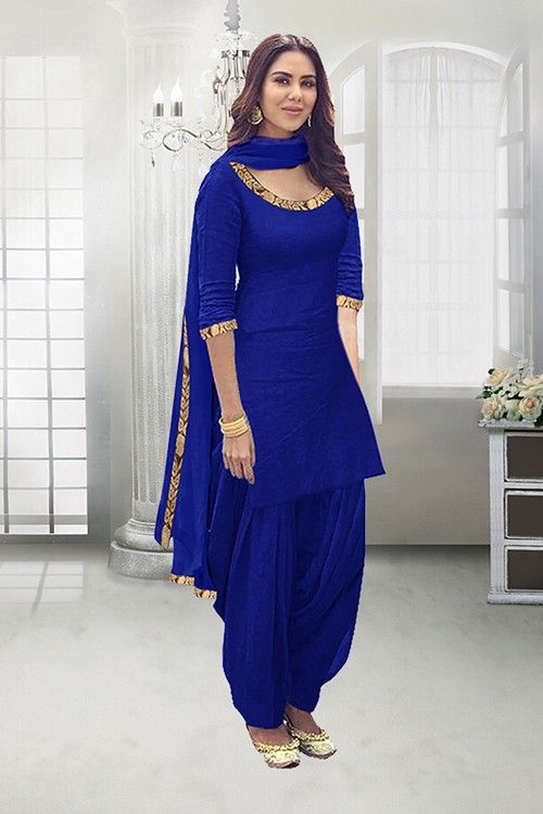 Buy Pakistani Ladies Clothing Royal Blue Suit - Latest Pakistani ...