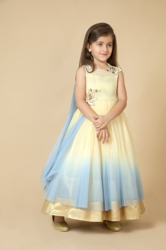 BEAUTIFUL PAKISTANI KIDS PARTY WEAR DRESSES 
