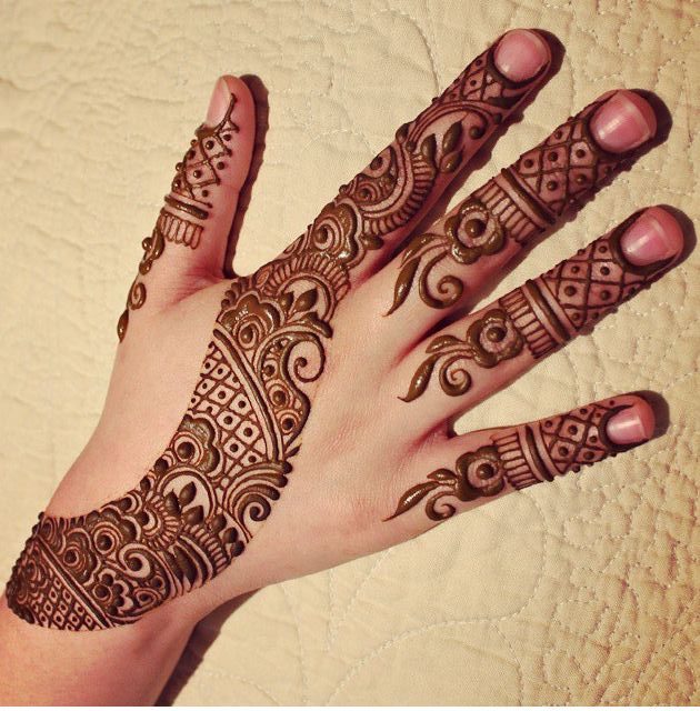 20 Best Eid Henna Designs For Hands 2018 Folder