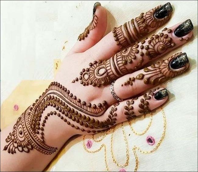 20 Best Eid Henna Designs For Hands 2018 - Folder