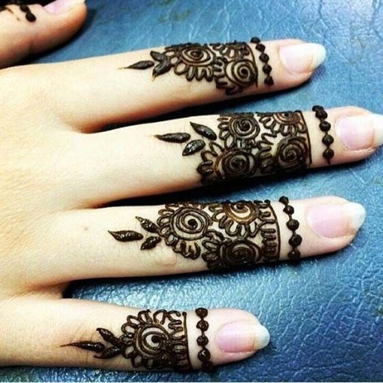 20 MOST BEAUTIFUL RING STYLE MEHNDI DESIGNS 2018