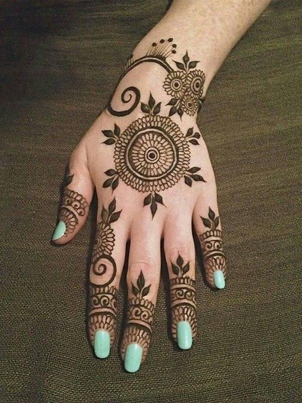 20 MOST BEAUTIFUL RING STYLE MEHNDI DESIGNS 2018