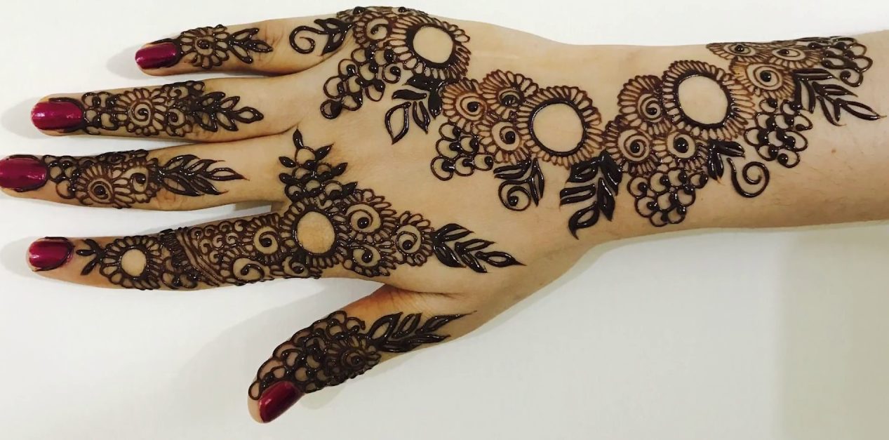 Fabulous Full Back Hand Mehndi - Folder