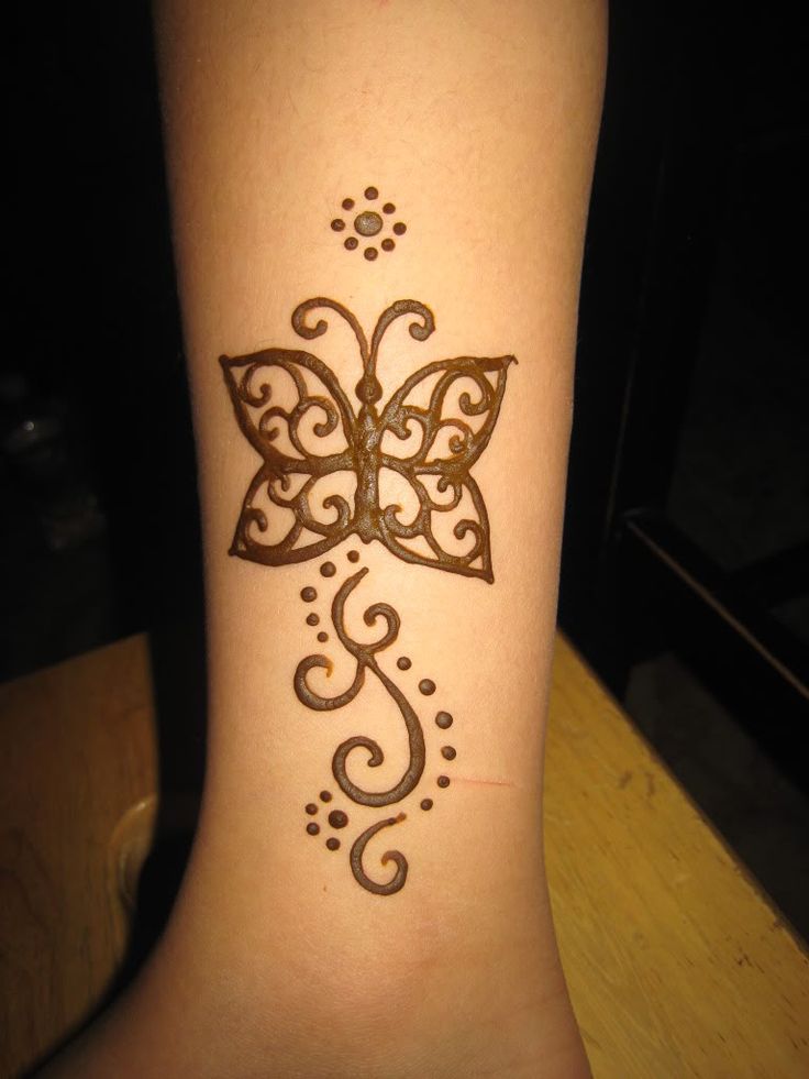 20 Stunning Butterfly Mehndi Designs 2018 - Folder