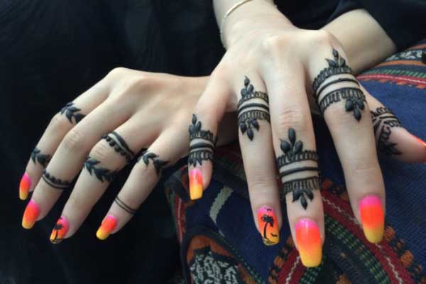 20 MOST BEAUTIFUL RING STYLE MEHNDI DESIGNS 2018