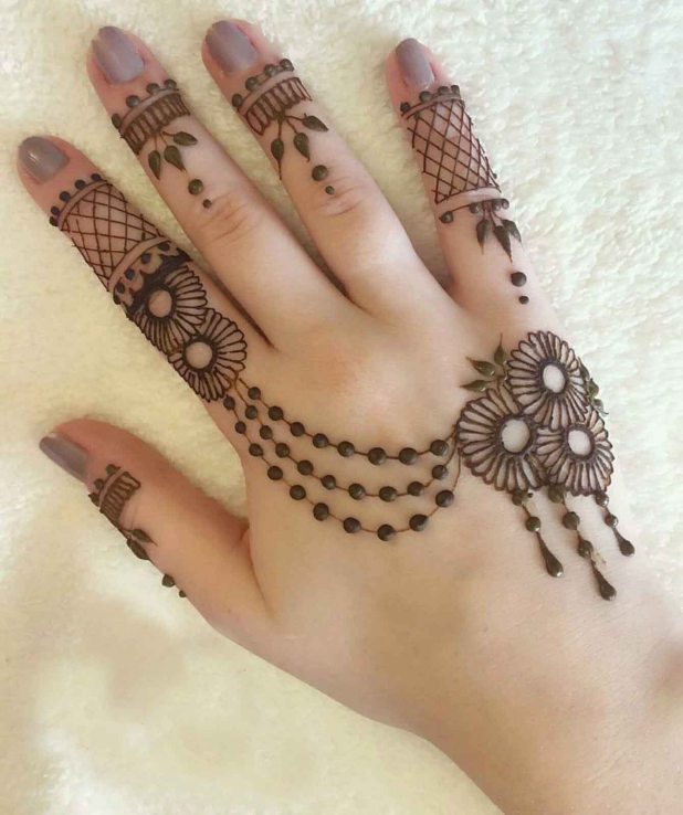 20 MOST BEAUTIFUL RING STYLE MEHNDI DESIGNS 2018