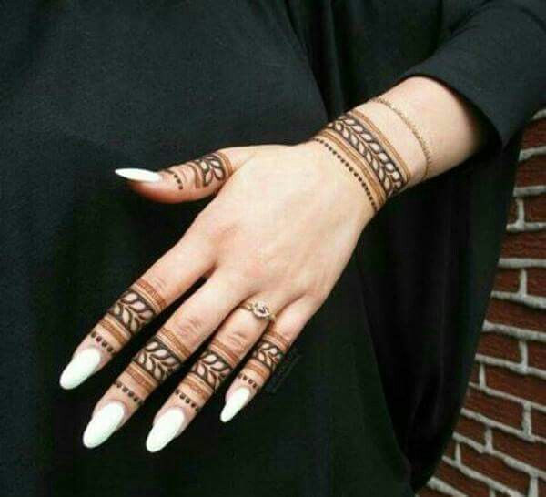 Finger Ring Finger Mehndi Design Pics