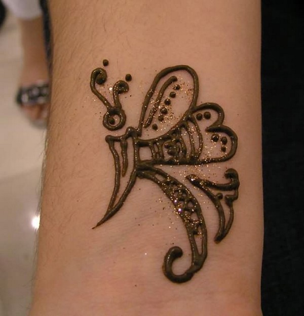 Details 87 about butterfly mehndi tattoo unmissable  indaotaonec