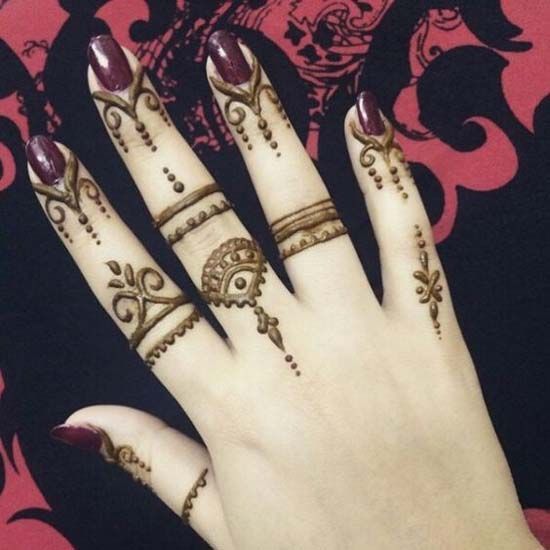 Beautiful Ring Style Mehndi Designs 18 Folder