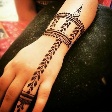 20 MOST BEAUTIFUL RING STYLE MEHNDI DESIGNS 2018