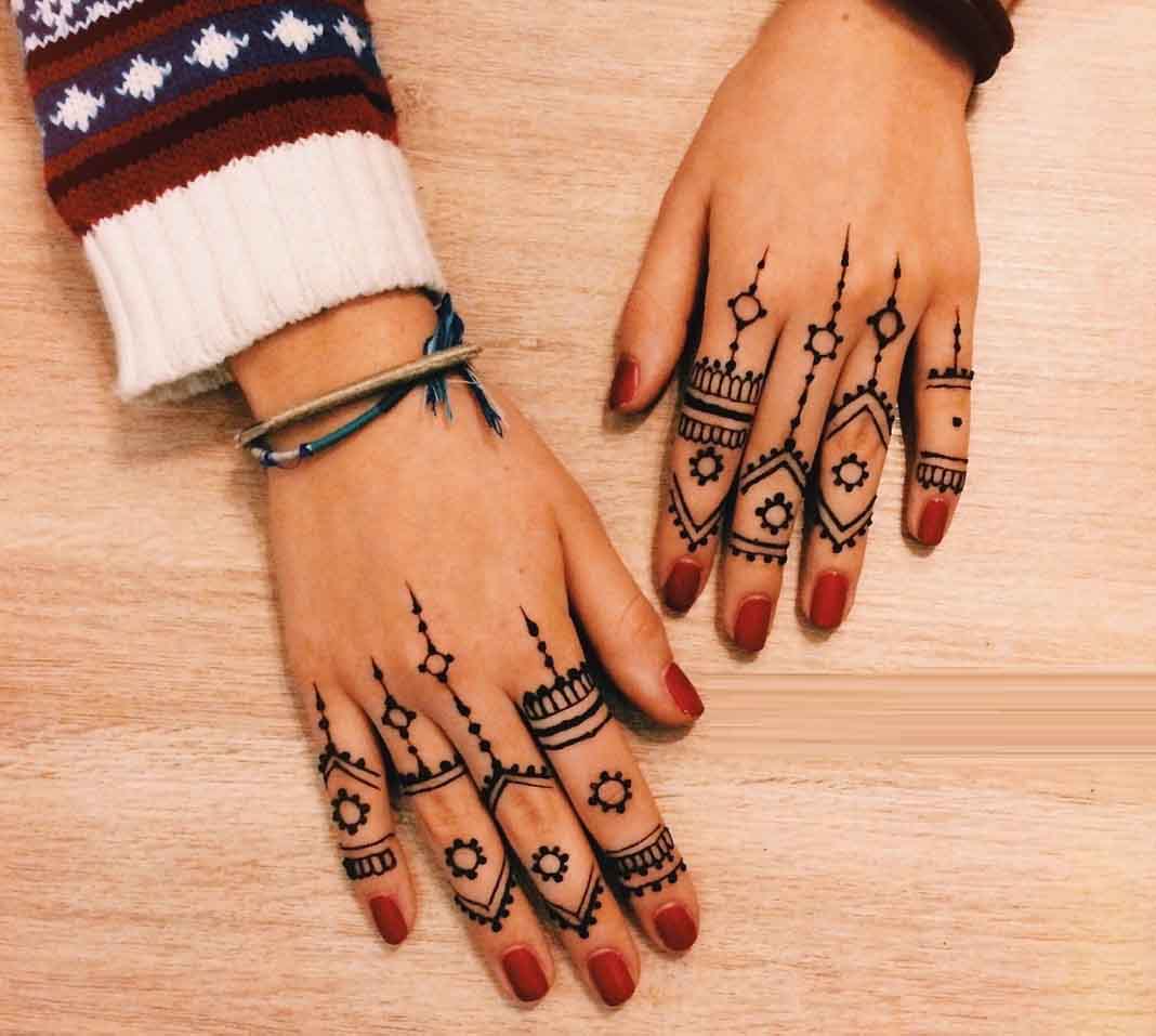 20 MOST BEAUTIFUL RING STYLE MEHNDI DESIGNS 2018