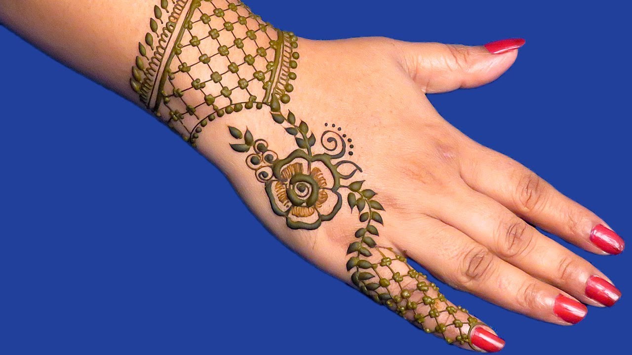 Butterfly Bracelet Mehndi Design - Folder