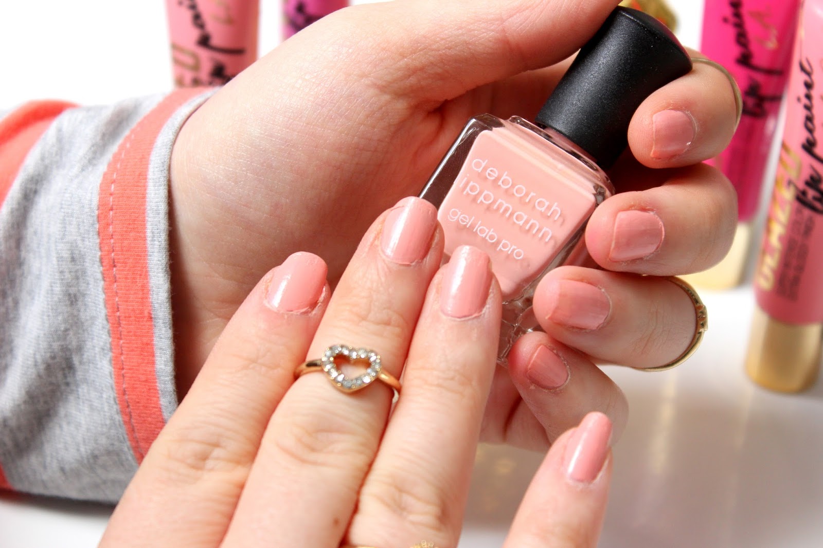 8. Deborah Lippmann Nail Polish in "Peaches and Cream" - wide 10