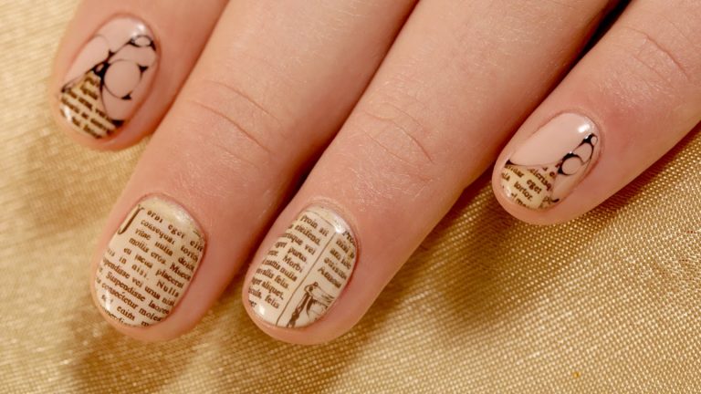 1. "Newspaper Nails: How to Create This Nail Art Design" - wide 3