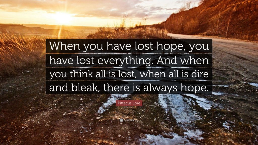 Never Lose Hope Folder